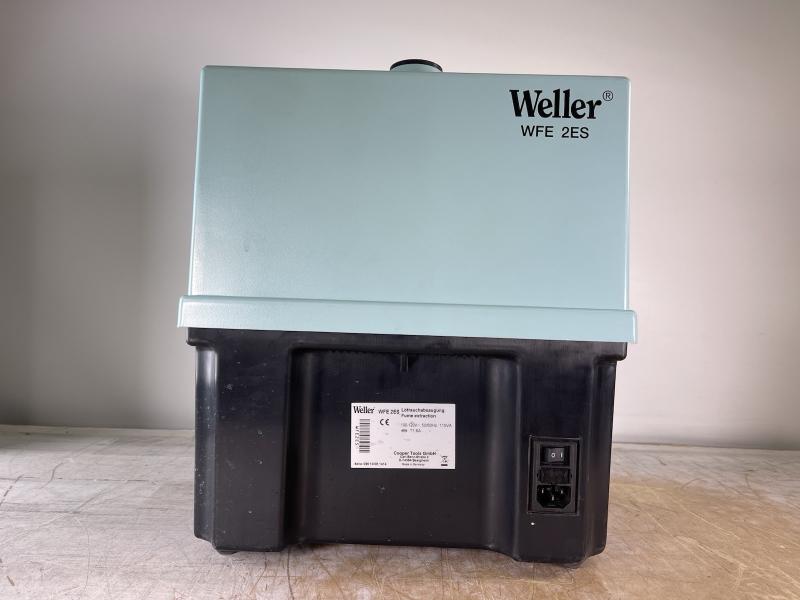 WELLER WFE 2ES SOLDERING FUME EXTRACTION SYSTEM – (POWER TESTED)