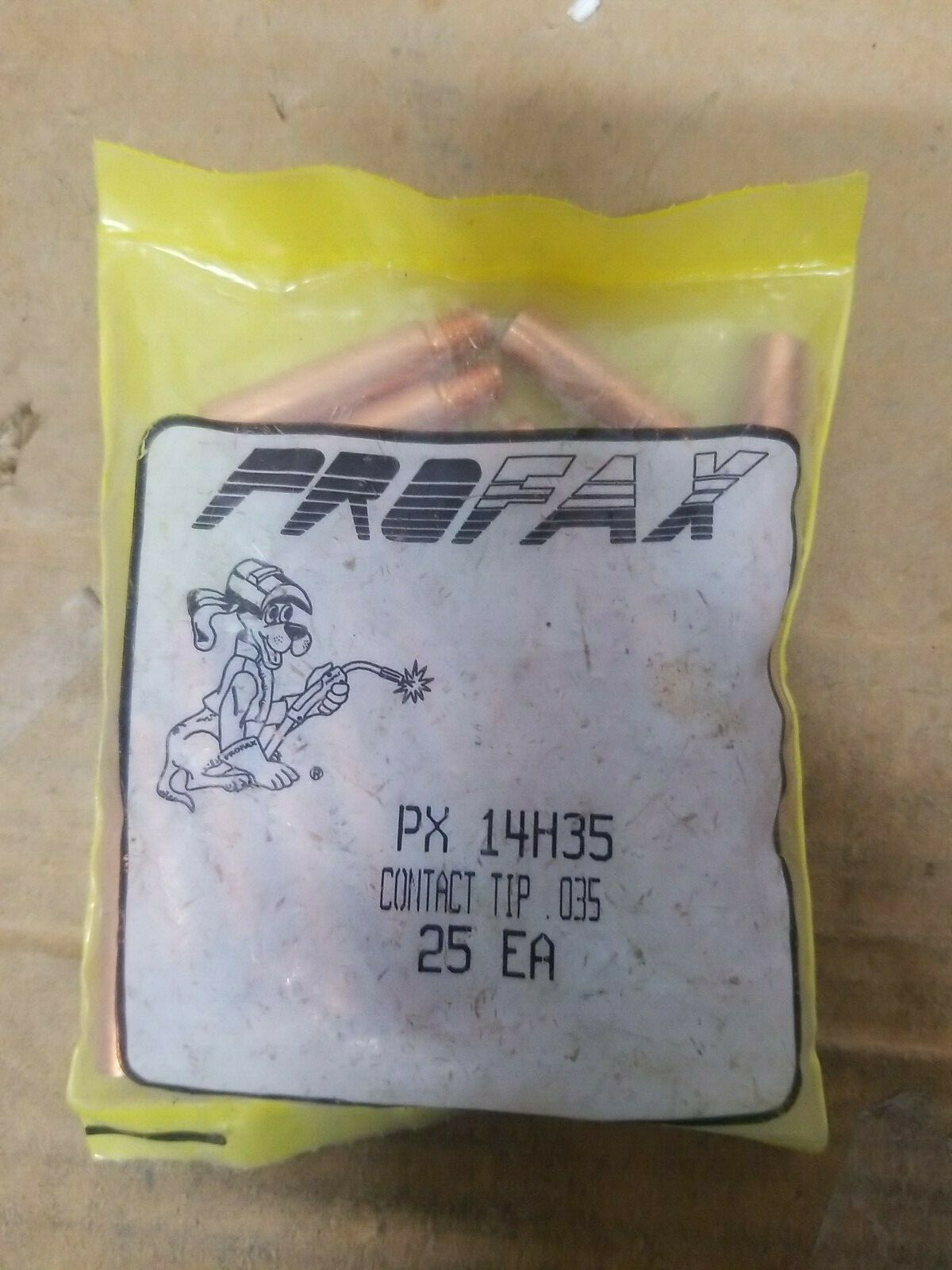 Profax Copper Alloy Contact Tip .035 P/N PX14H35