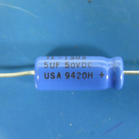 SPRAGUE/VISHAY TE1303 Qty of 5 per Lot CAP ALUMELEC 5UF 50V AXL