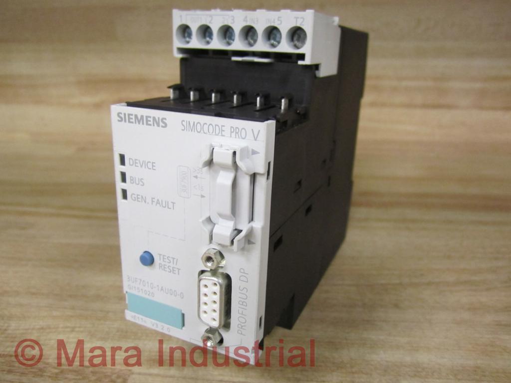 Siemens 3UF7010-1AU00-0 Relay Motor Control W/1 Terminal Block