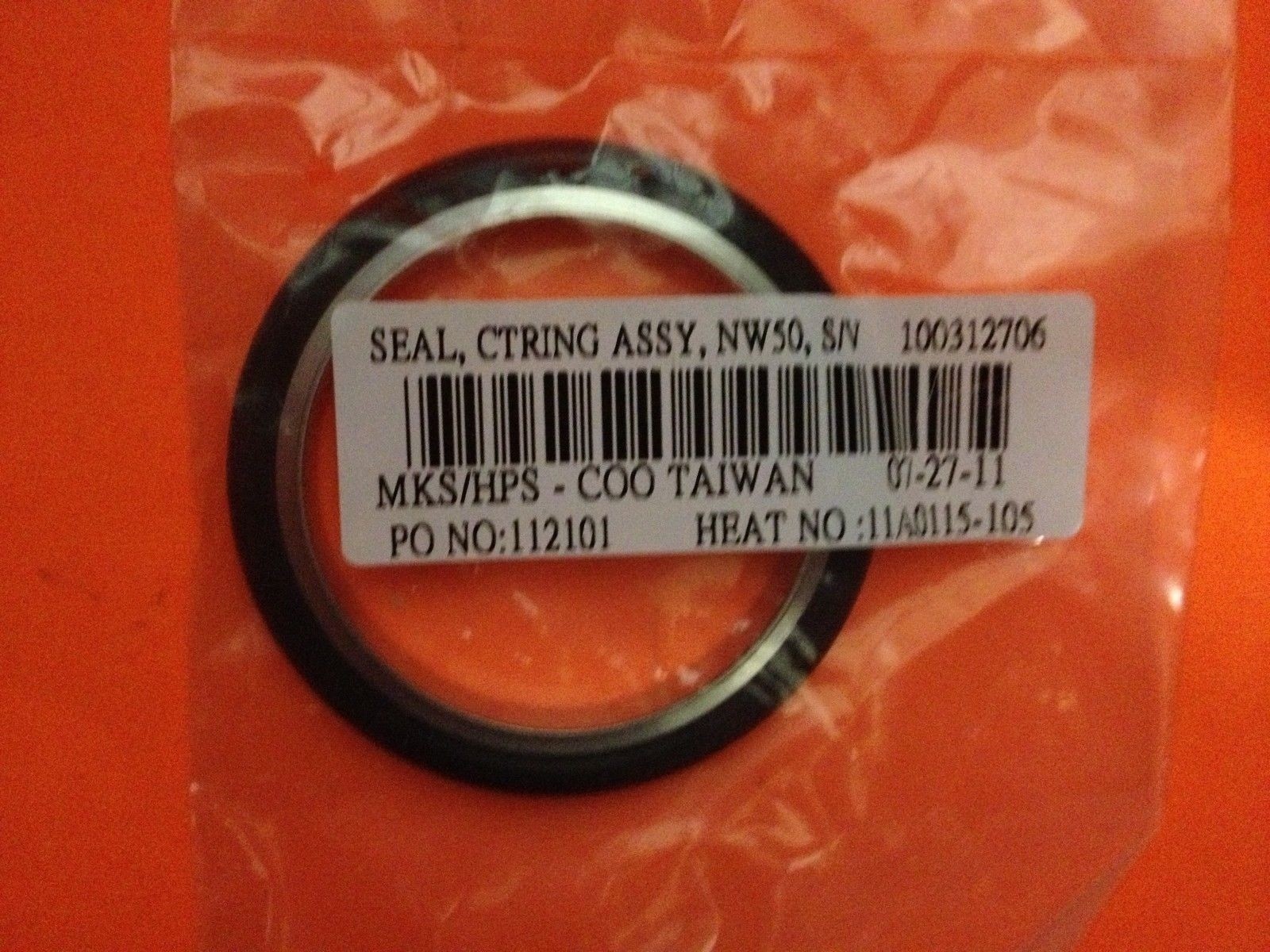 MKS HPS Seal Centering Assy NW40 (New) — 100312705 — Lot of 5