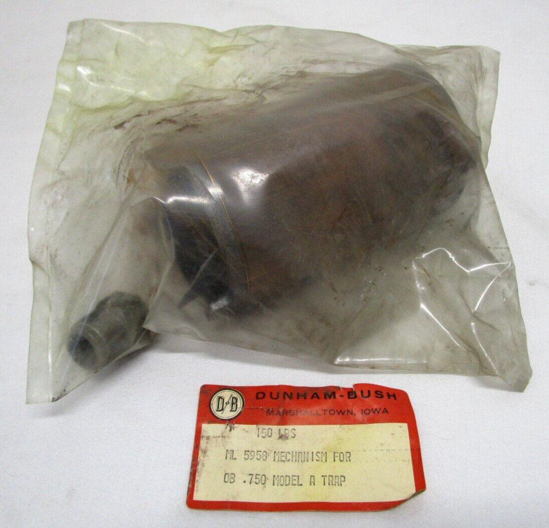 NEW DUNHAM-BUSH ML5958 MECHANISM FOR OB .750 MODEL A TRAP SEALED BAG
