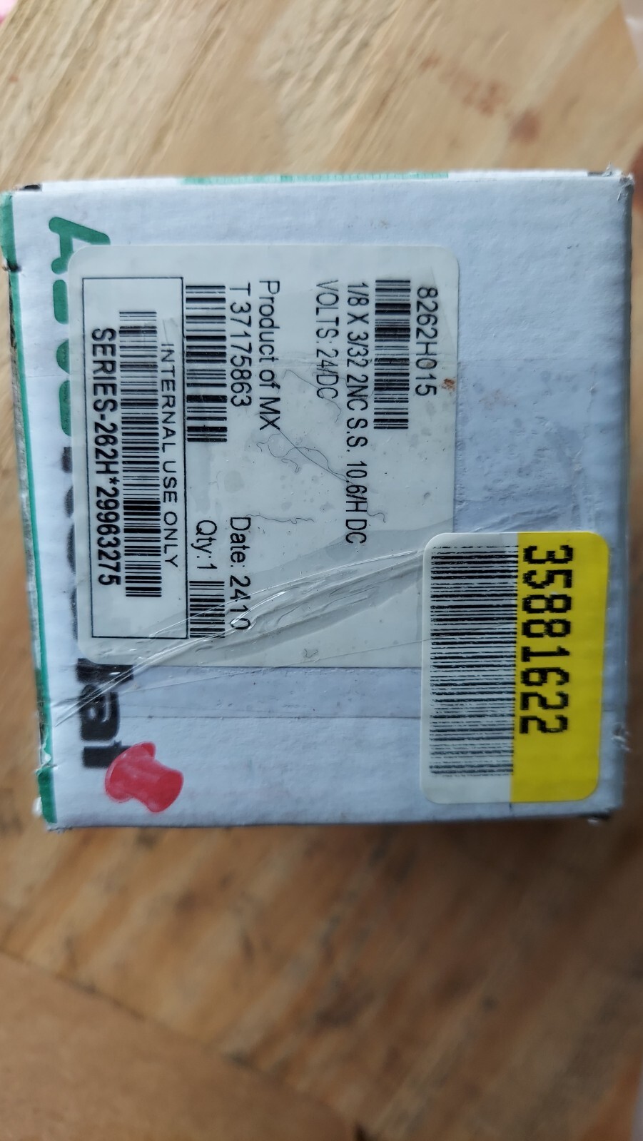 New ASCO 8262H015 1/8×3/32 2NC SS 10.6/H DC 24 Volts Solenoid Valve