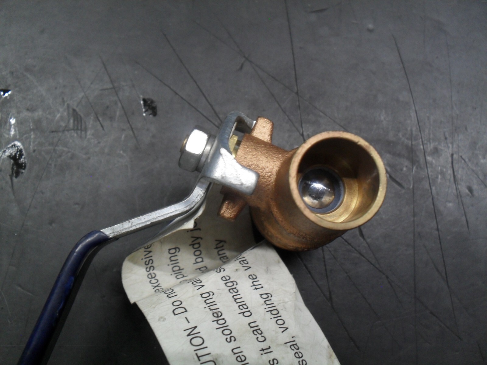 Nibco S-580A 1/2″ 400# Brass sweat ball valve