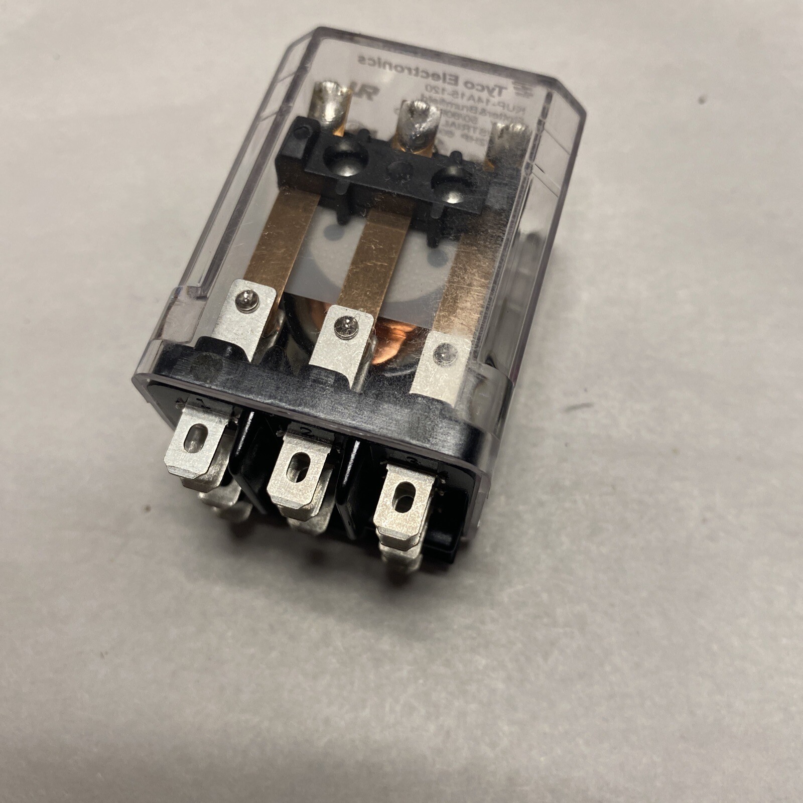 TE Connectivity Tuck Brand KUP-14A15-120 Power Relay 120VAC 10A 1/3 Hp Tyco