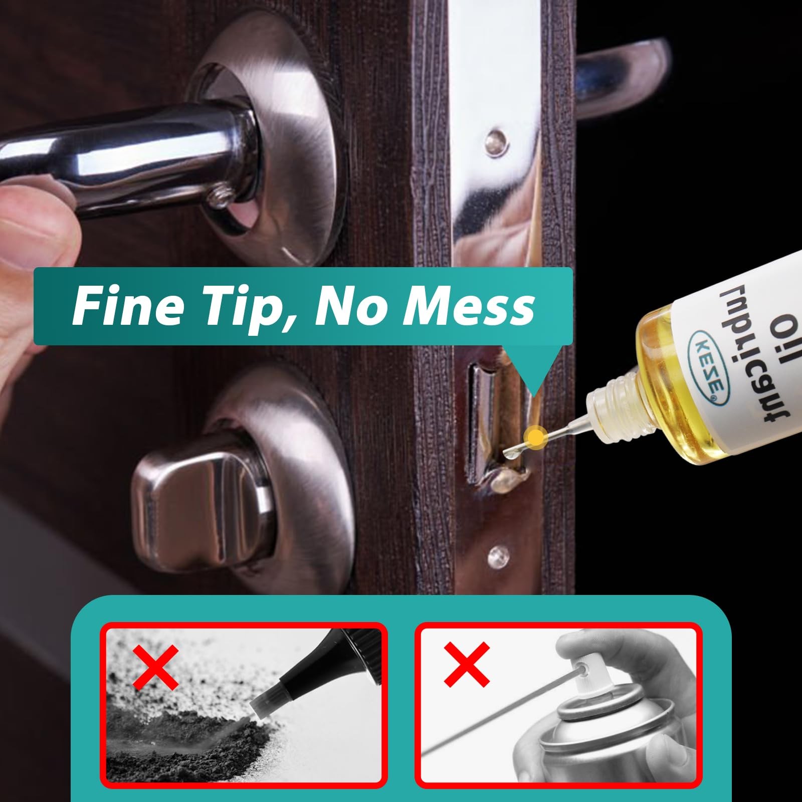 Door Hinge Lubricant Door Squeaky Fix Lubricating Oil for Noise Synthetic Knife