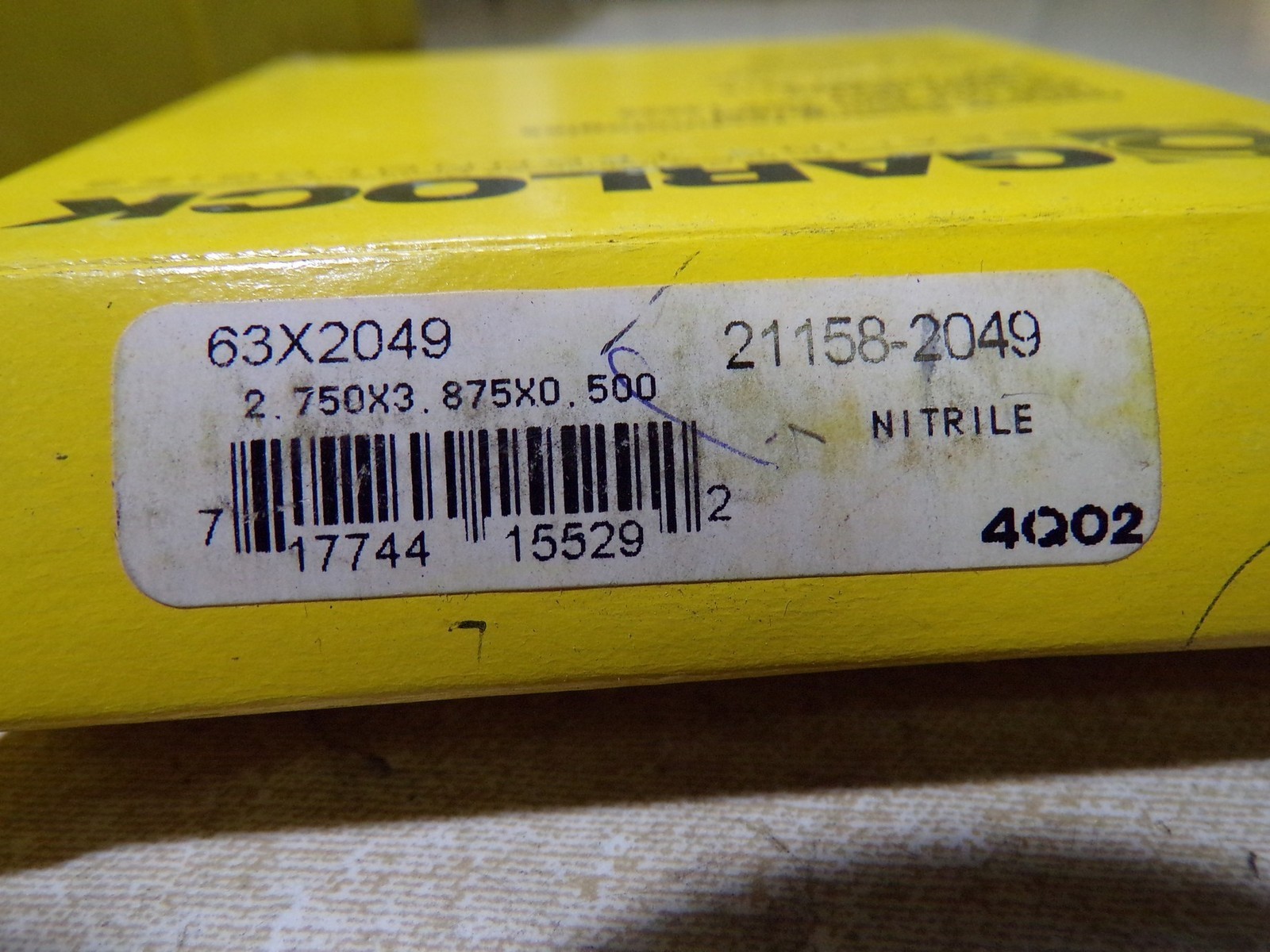 NEW Garlock Klozure 63X2049 Oil Seal 21158-2049 *FREE SHIPPING*