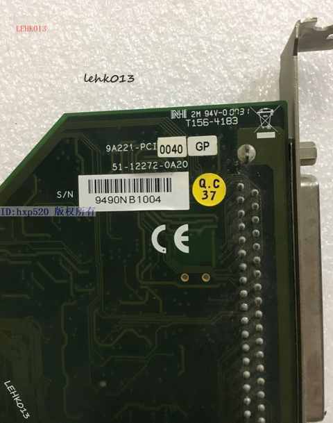 Used & Test PCI-9221 via DHL or Fedex fast shipping #g