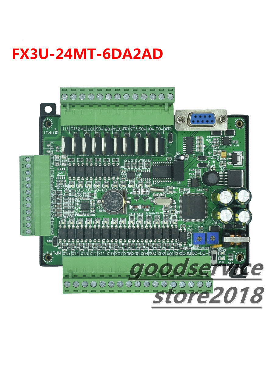 FX3U-24MT High Speed PLC Industrial Control Board MT Transistor Output