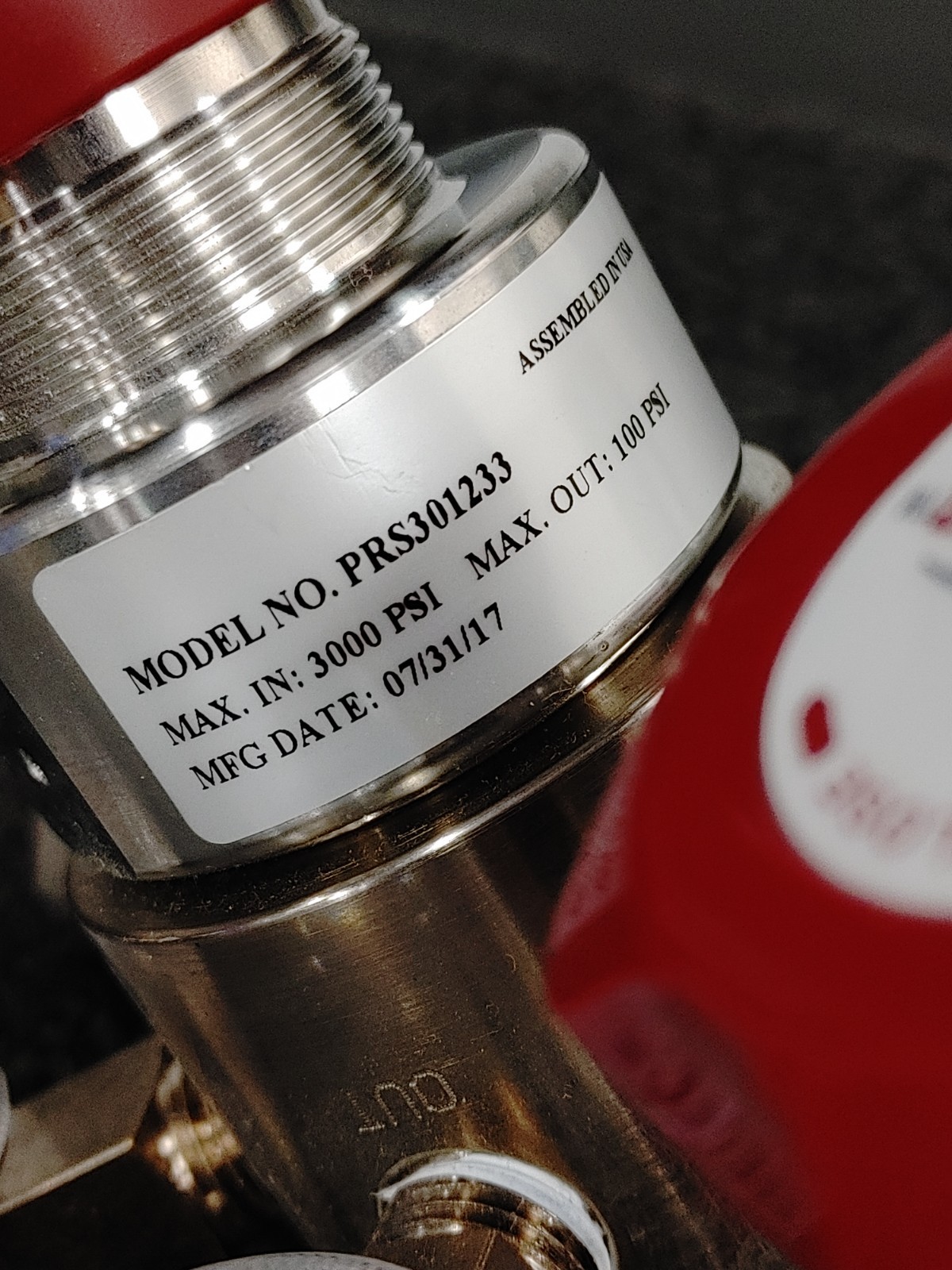 PROSTAR PRS301233 High Purity Dual Stage Pressure Regulator