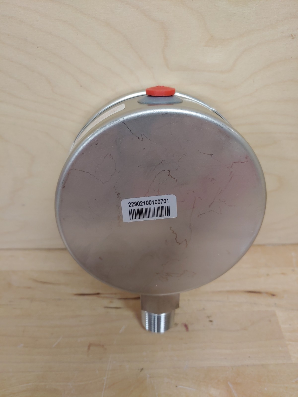 BOURDON MEX5-D60.H23 Pressure Gauge,Silver,0 to 200 psi Range 437U73