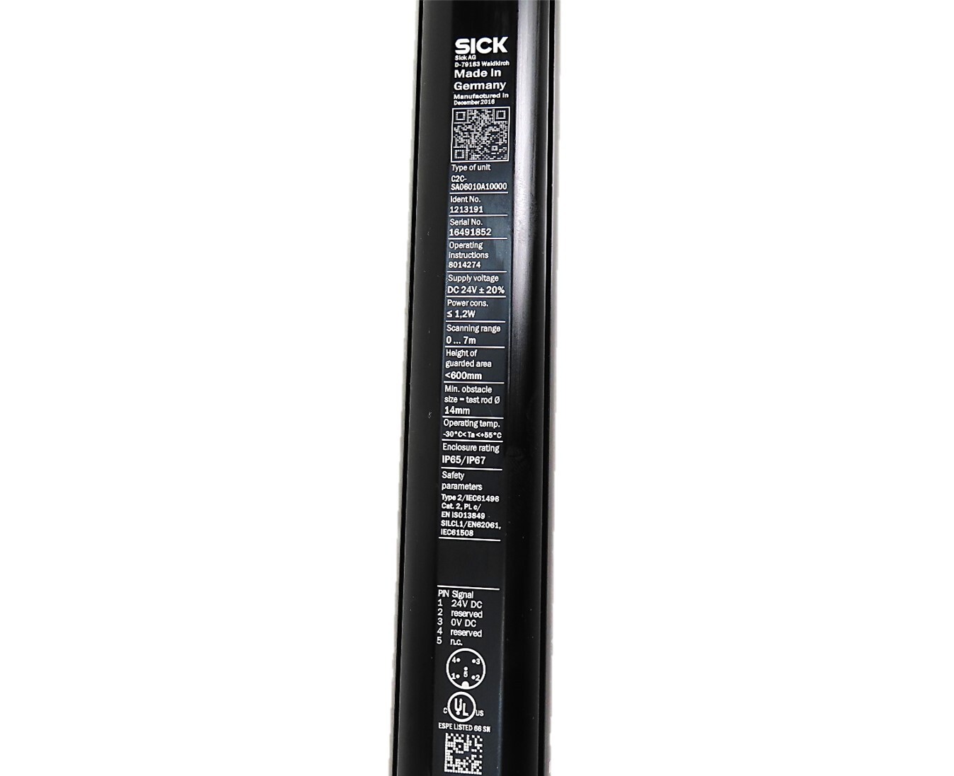 Sick C2C-SA06010A10000 1213191 deTec2 Core Safety Light Curtain NEW NO BOX