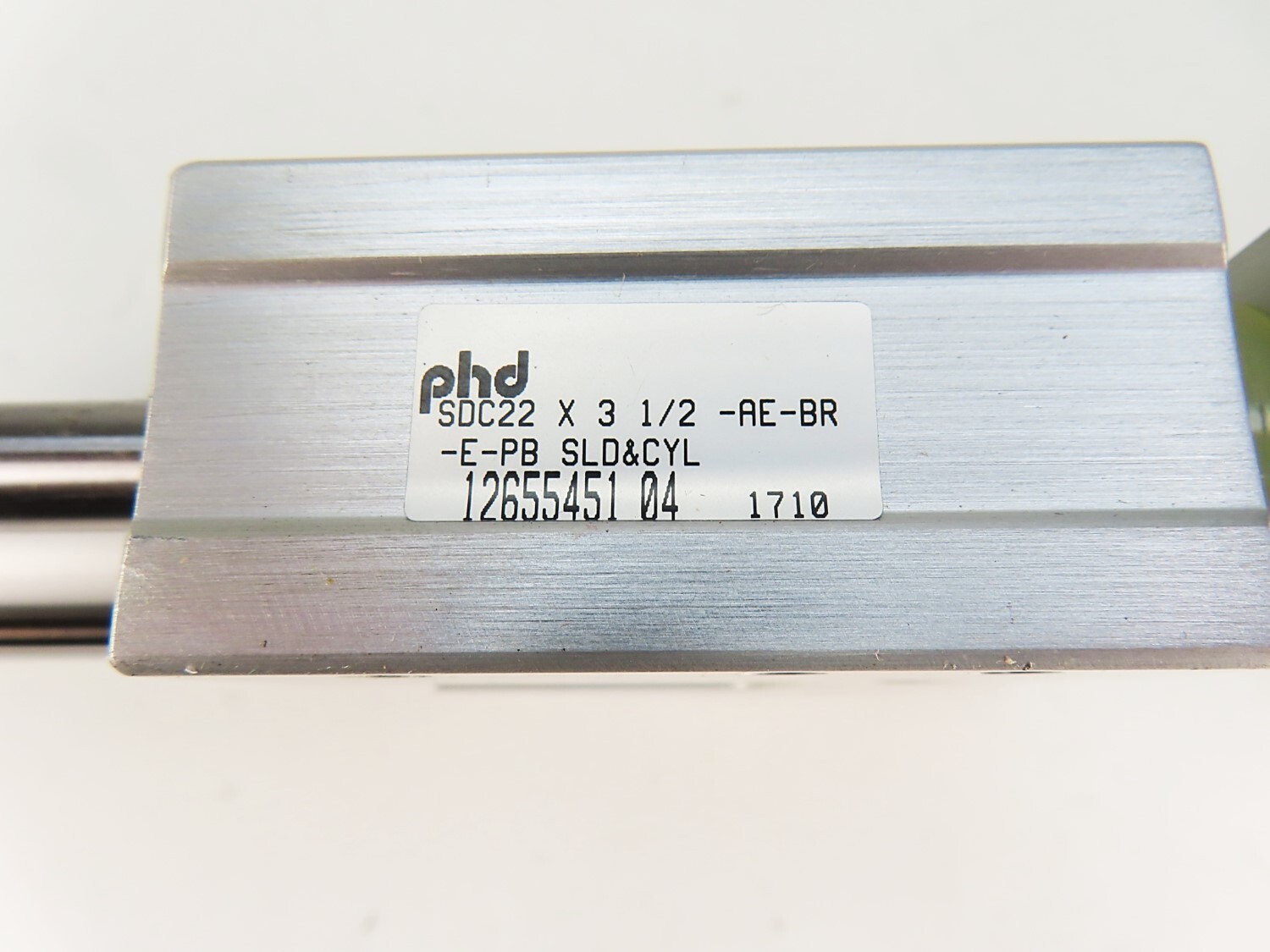 PHD SDC22 X 3 1/2-AE-BR-E-PB Guided Pneumatic Cylinder NEW NO BOX
