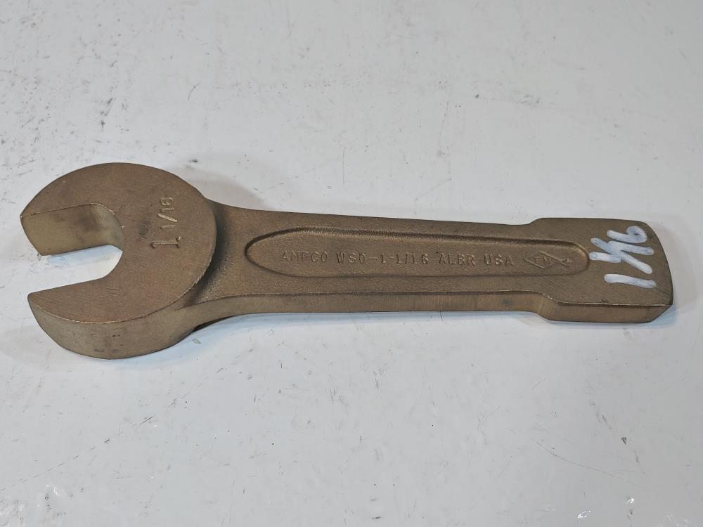 Ampco 1-1/16″ Aluminum/Bronze Open End Wrench