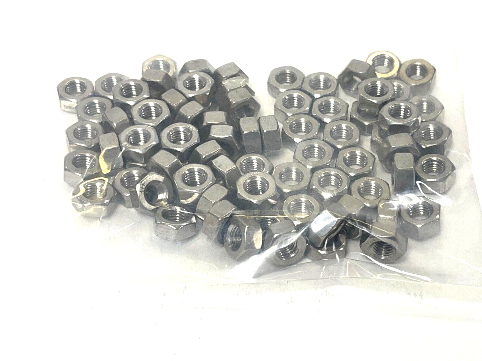 MSC 1/4-28 UNF STAINLESS STEEL RIGHT HAND HEX NUT *LOT F 77* 87925707