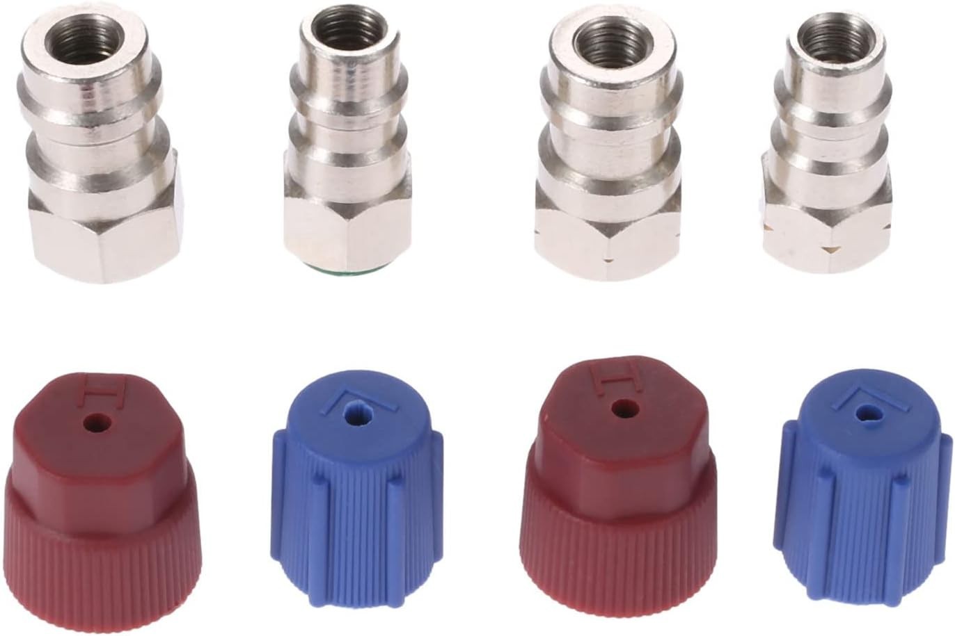 Aupoko R12 R22 to R134A Conversion Adapter Kit, R12 to R134A Retrofit Valve Fitt