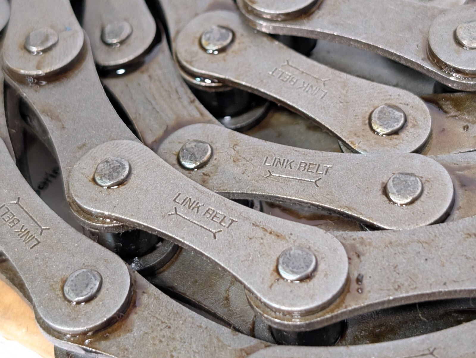 Rexnord C2050R10BX Link-Belt Roller Chain, Riveted, 10ft, 96 Pitches