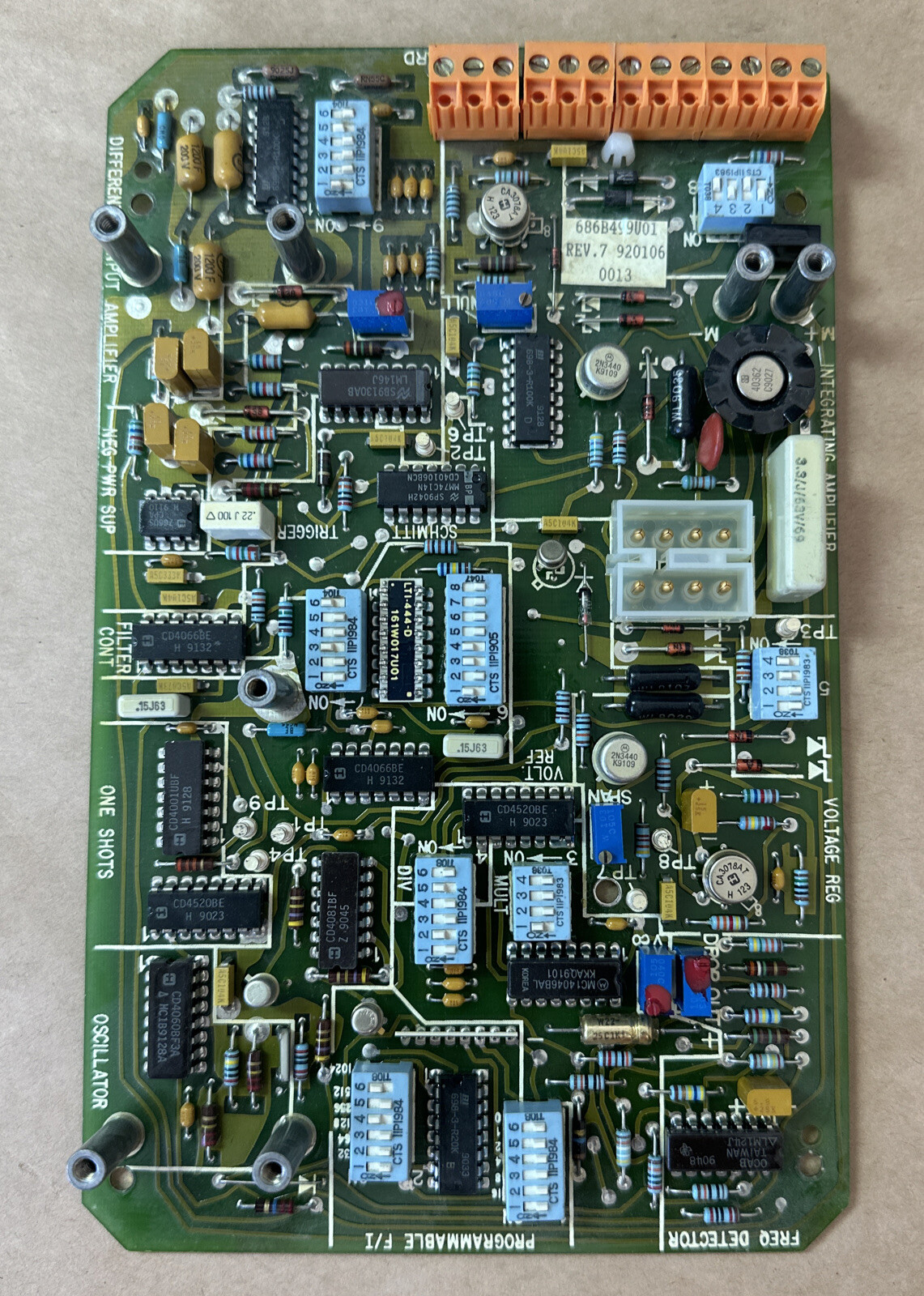 PREOWNED- Fischer & Porter 686B499U01 Signal Conditioner PCB || FAST SHIPPED🇺🇸