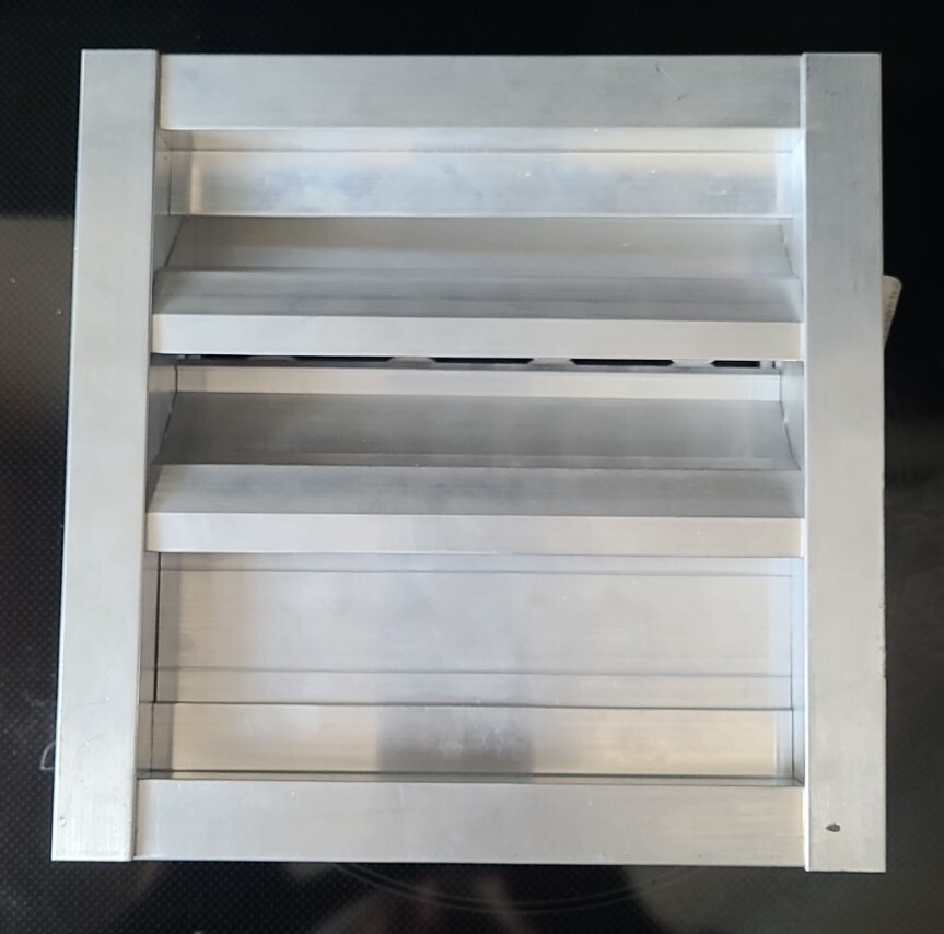 2 Ruskin ELF15J 8″ x 8″Airflow Damper – Stationary Louver Vent (GSHF3)