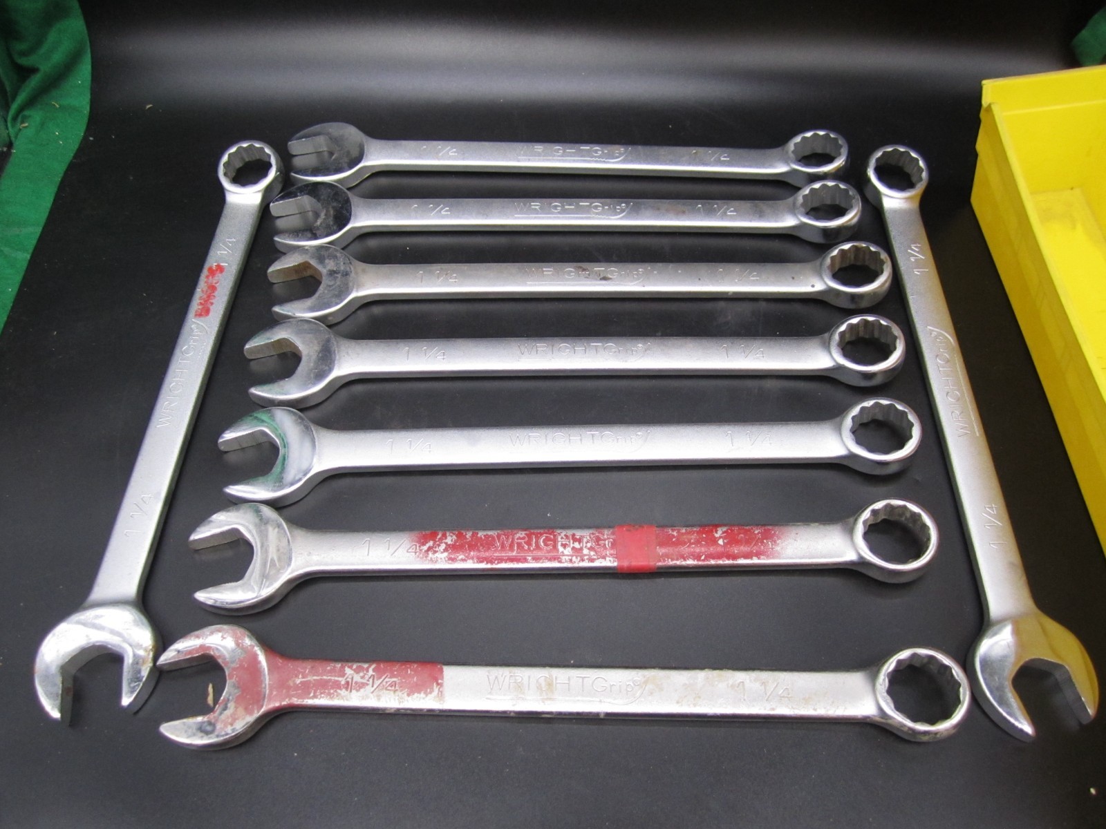 Wright Grip 1140 1-1/4” Open End Wrench Used Free Shipping