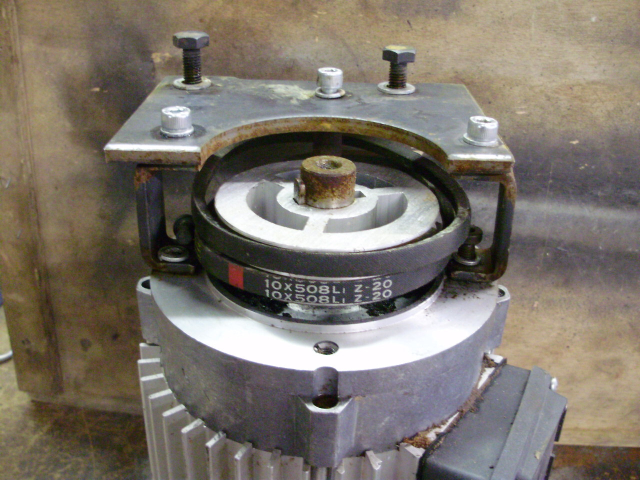 Bracket, FT Face Frame Mounting Flange Adaptor, Fits Hanning Electric Motor