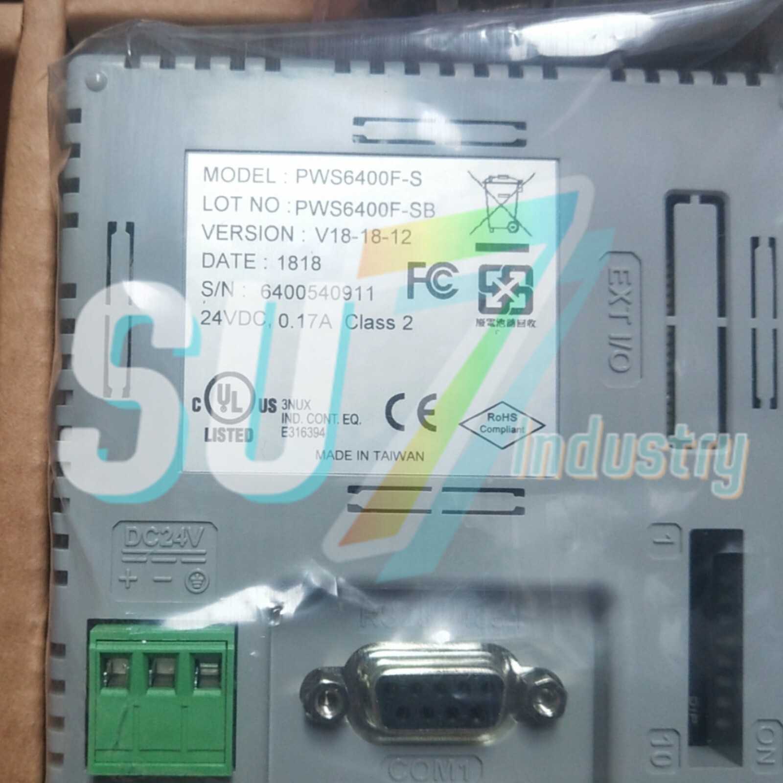 Hitech/BeiJer PWS6400F-S HMI Touch Panel# 1pcs New In Box