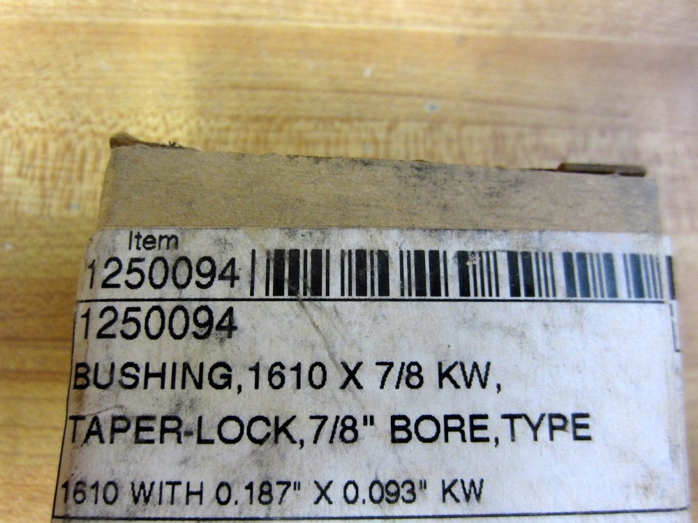 Baldor Dodge 117082 Taper-Lock Bushing 1610×7/8 KW