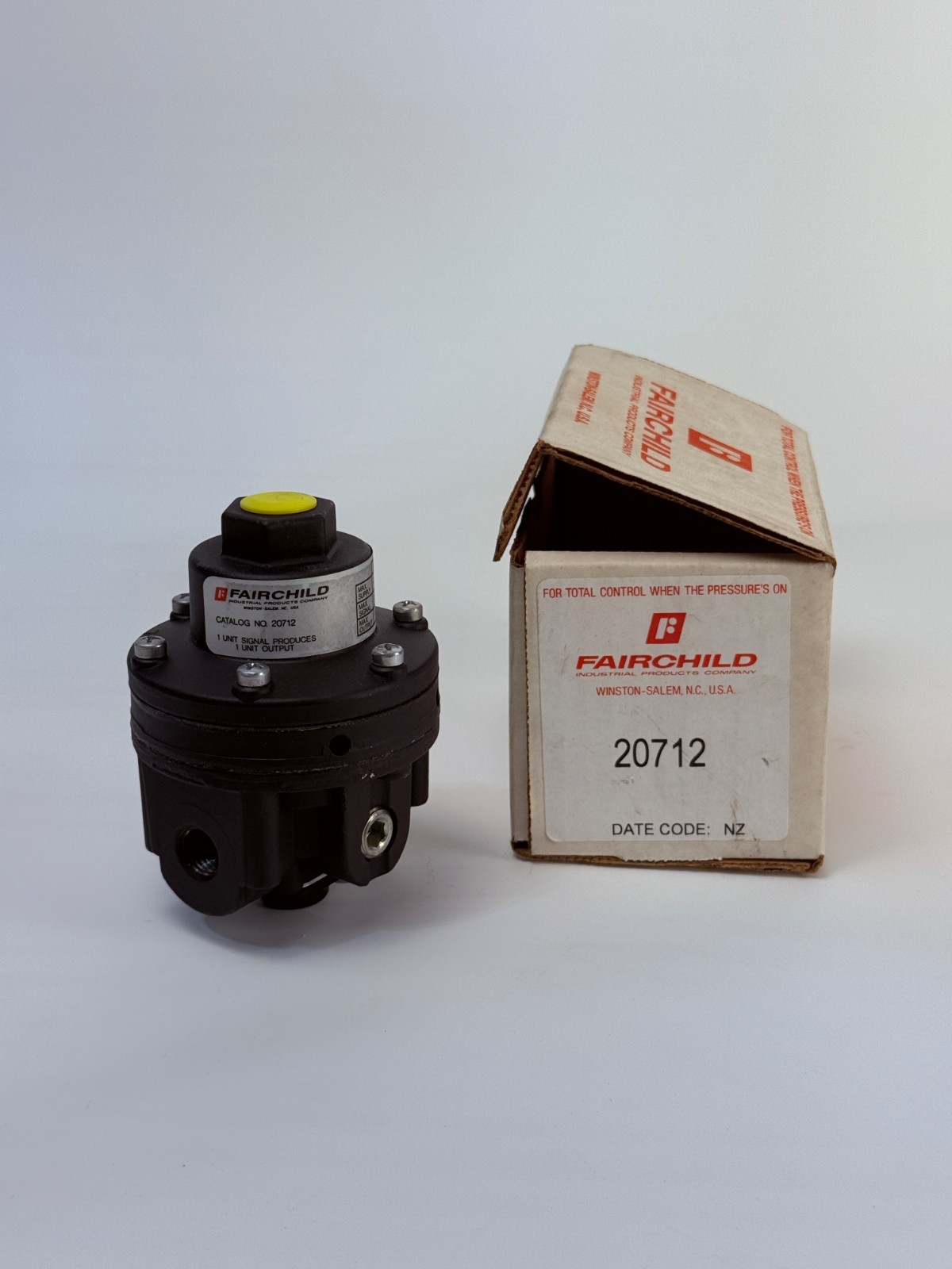 Fairchild 20712 Model 20 Volume Booster 250 PSI 1/4″ NPT Pneumatic NEW
