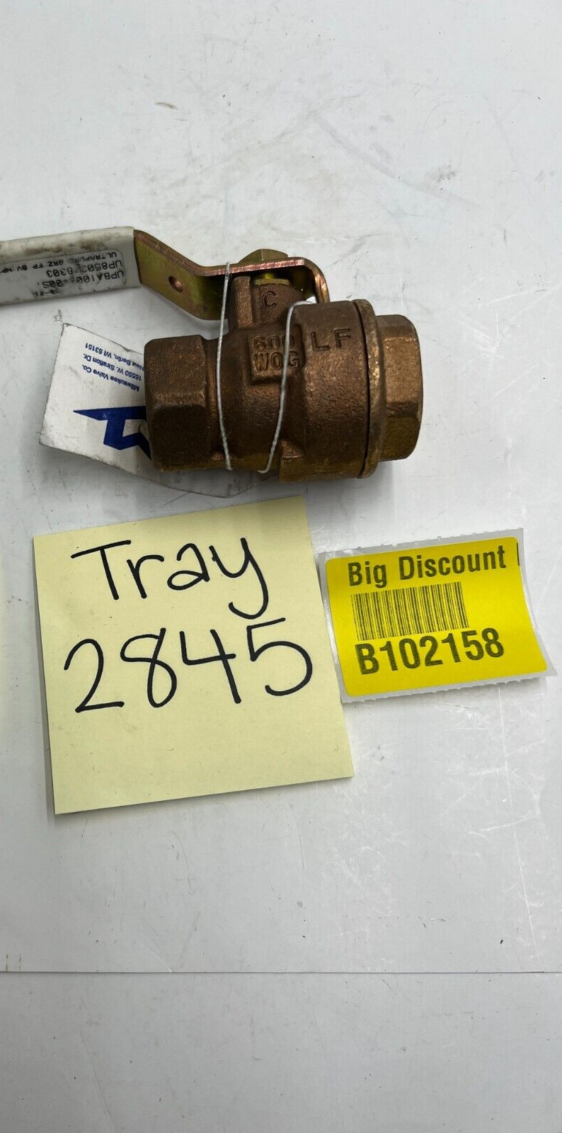 ULTRAPURE UP8503/8303 3/4″ BALL VALVE LF 600WOG UPBA100/400S