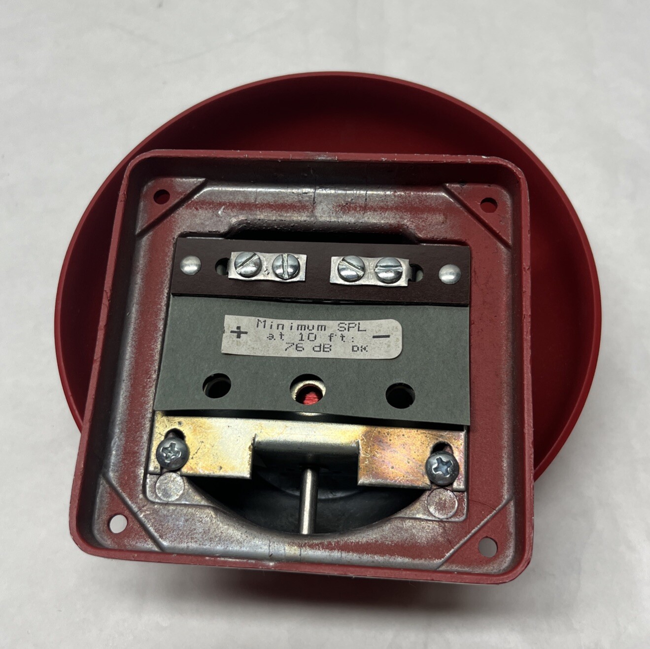 FOS 4766 DC Bell, 21-30VDC Red