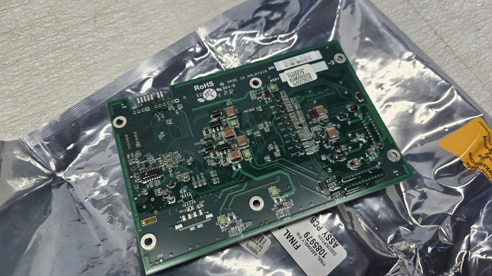 FRYMASTER Control Board Assembly, ASSY PCB – LOV-T SIB WITH SOFTWARE NEW 1085979