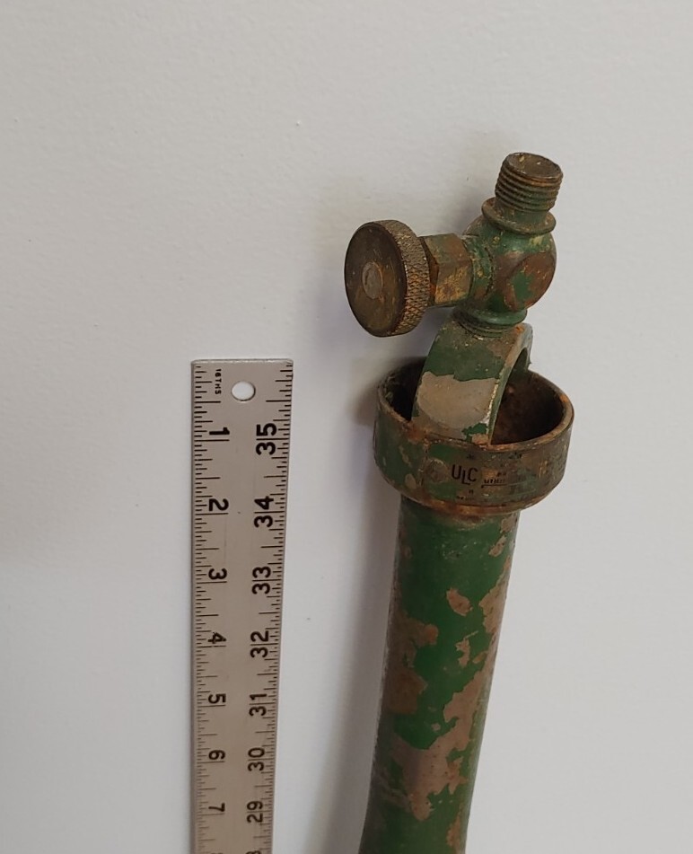 Vintage Industrial Utility Propane Torch Wand 39″ Tall ULC