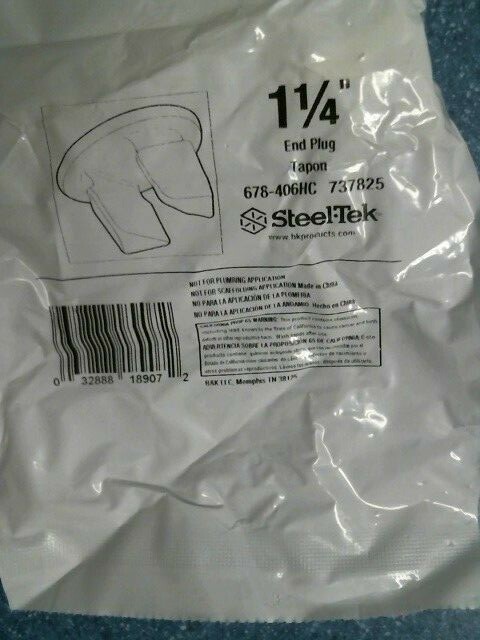 Steel-Tek 678-406HC, 1-1/4″ End Plug, FREE SHIPPING