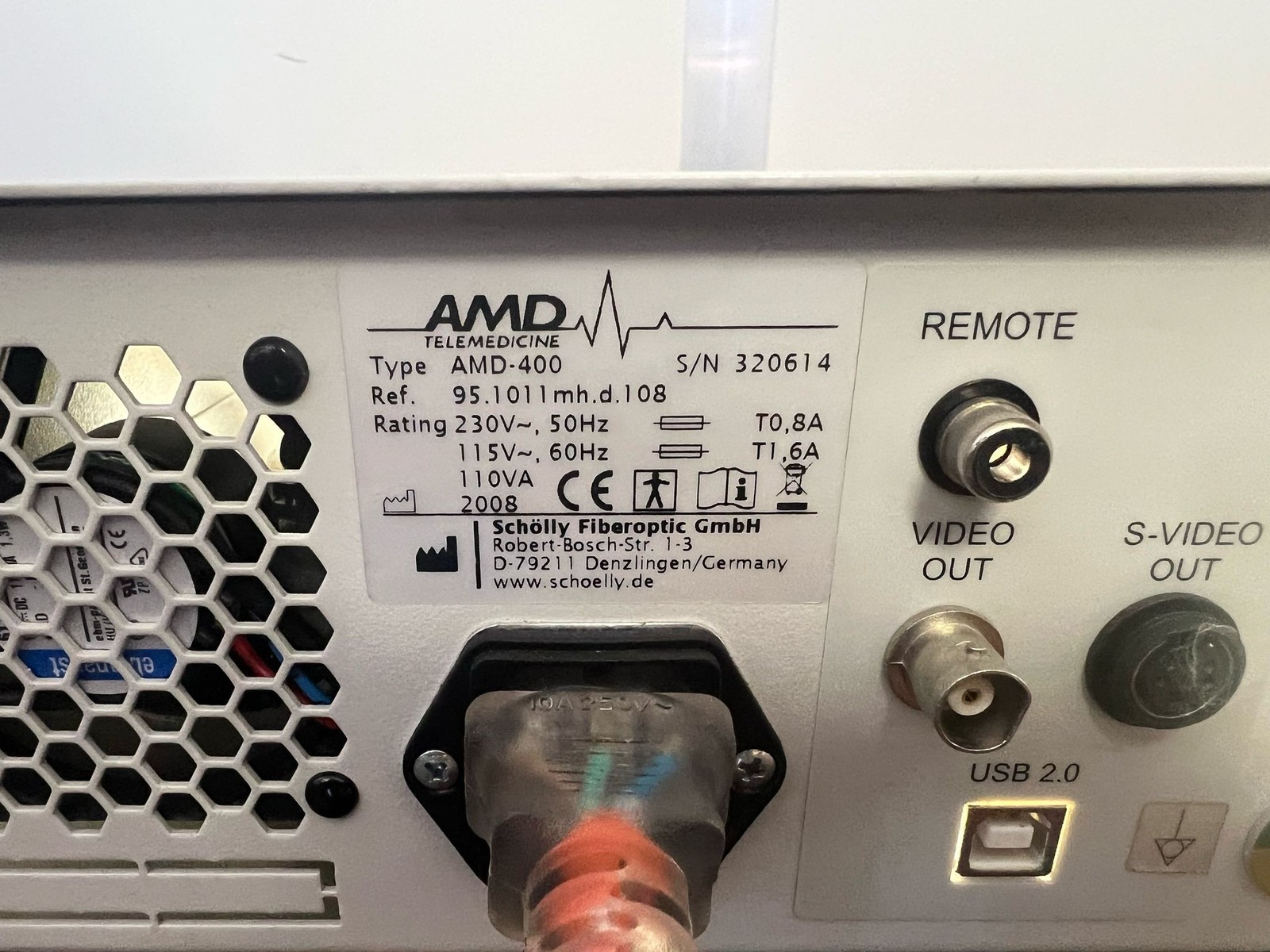 AMD Telemedicine AMD-400 USB Imaging & Illumination System
