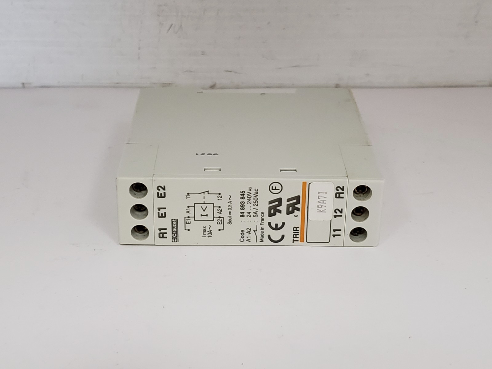 CROUZET TRIR TIME RELAY CURRENT CONTROL 24-240V 5A-250VAC