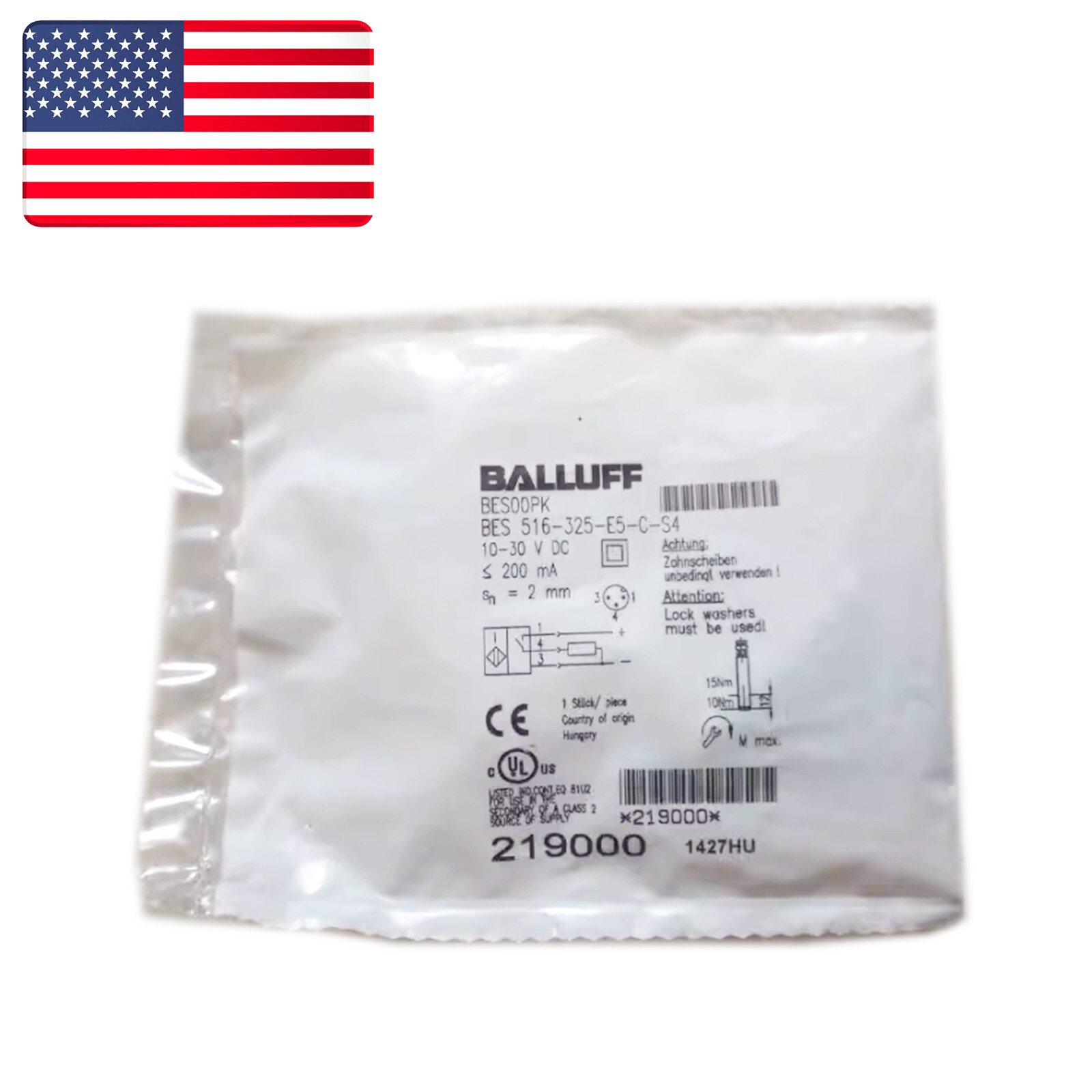 1PCS New Balluff BES 516-325-E5-C-S4 Proximity sensor-US Stock