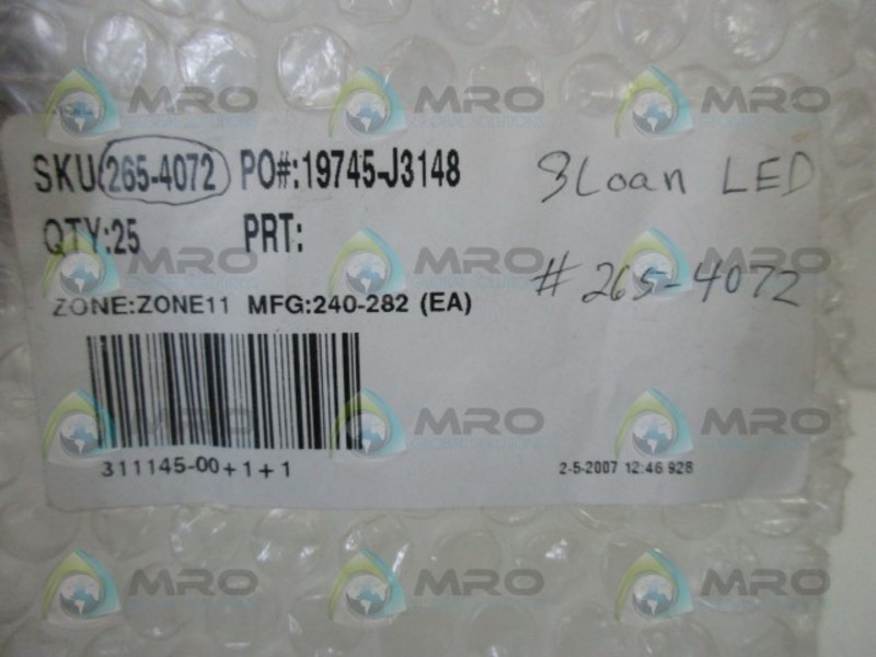 EL 265-4072 SNAP MOUNT LED LIGHT NSNP