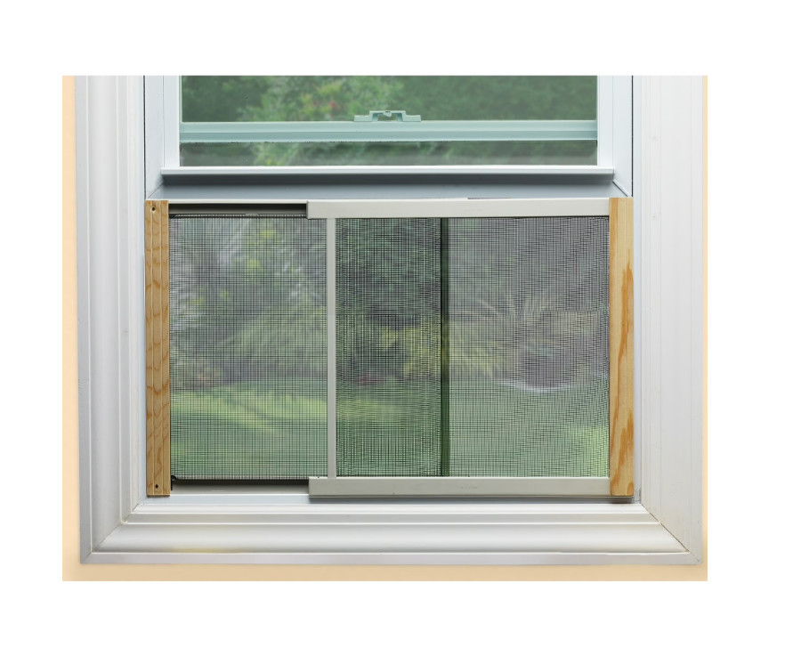 Frost King AWS1537/6W W.B Adjustable Window Screen 15in High with Wood Frame