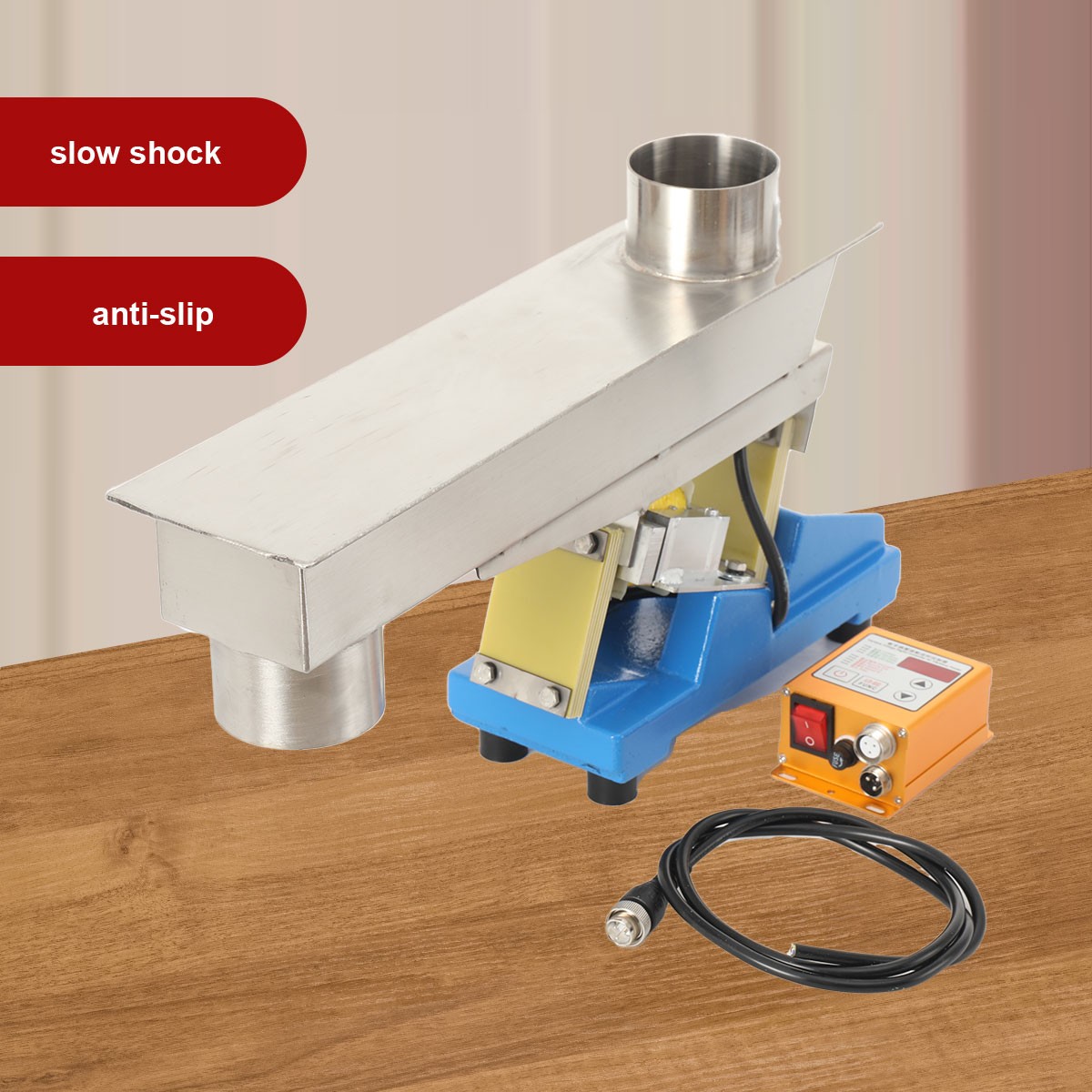 110V GZV-3F Electromagnetic Vibrating Feeder Closed Shaking Feeding Machine US