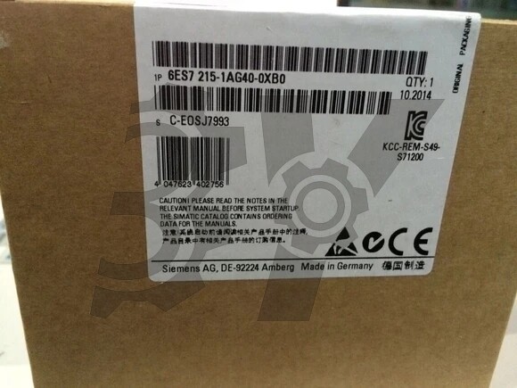 1PCS SIEMENS 6ES7215-1AG40-0XB0 DC 6ES7 215-1AG40-0XB0 CPU 1215C NEW