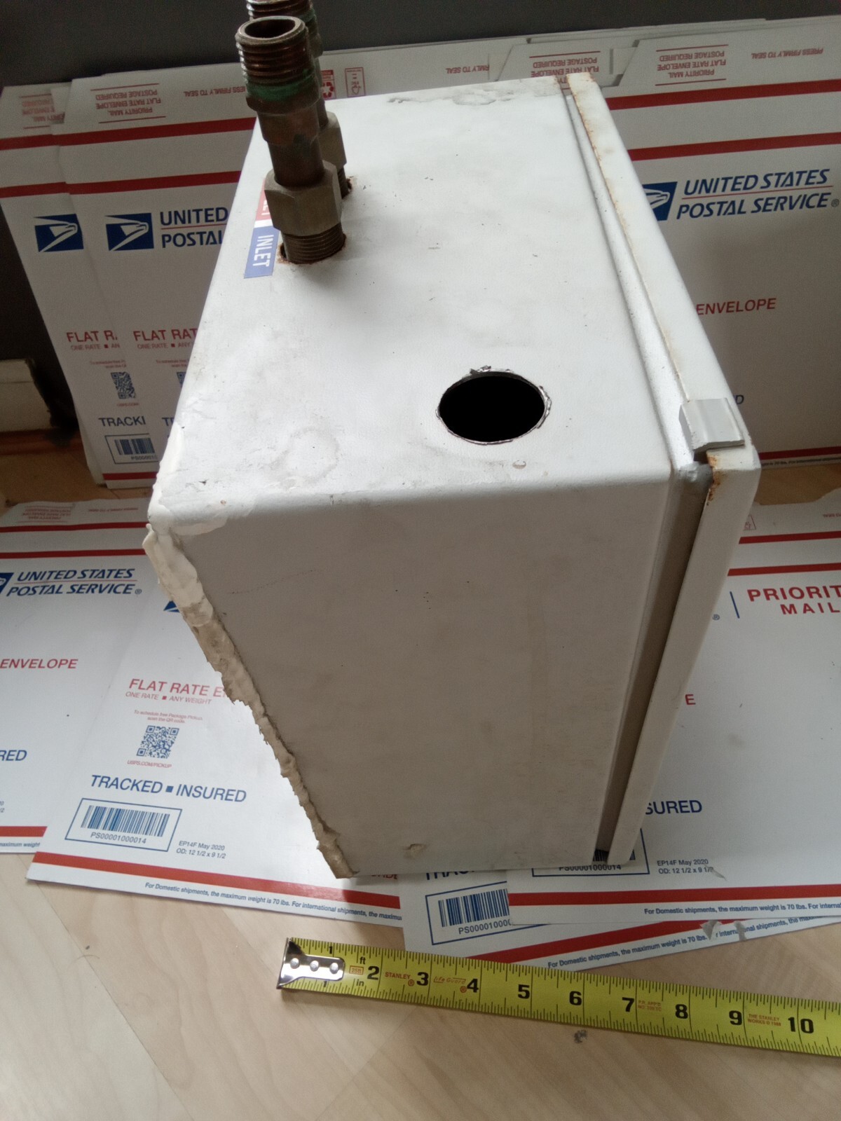 EEMAX EX100T ELECTRIC TANKLESS WATER HEATER USED , T1