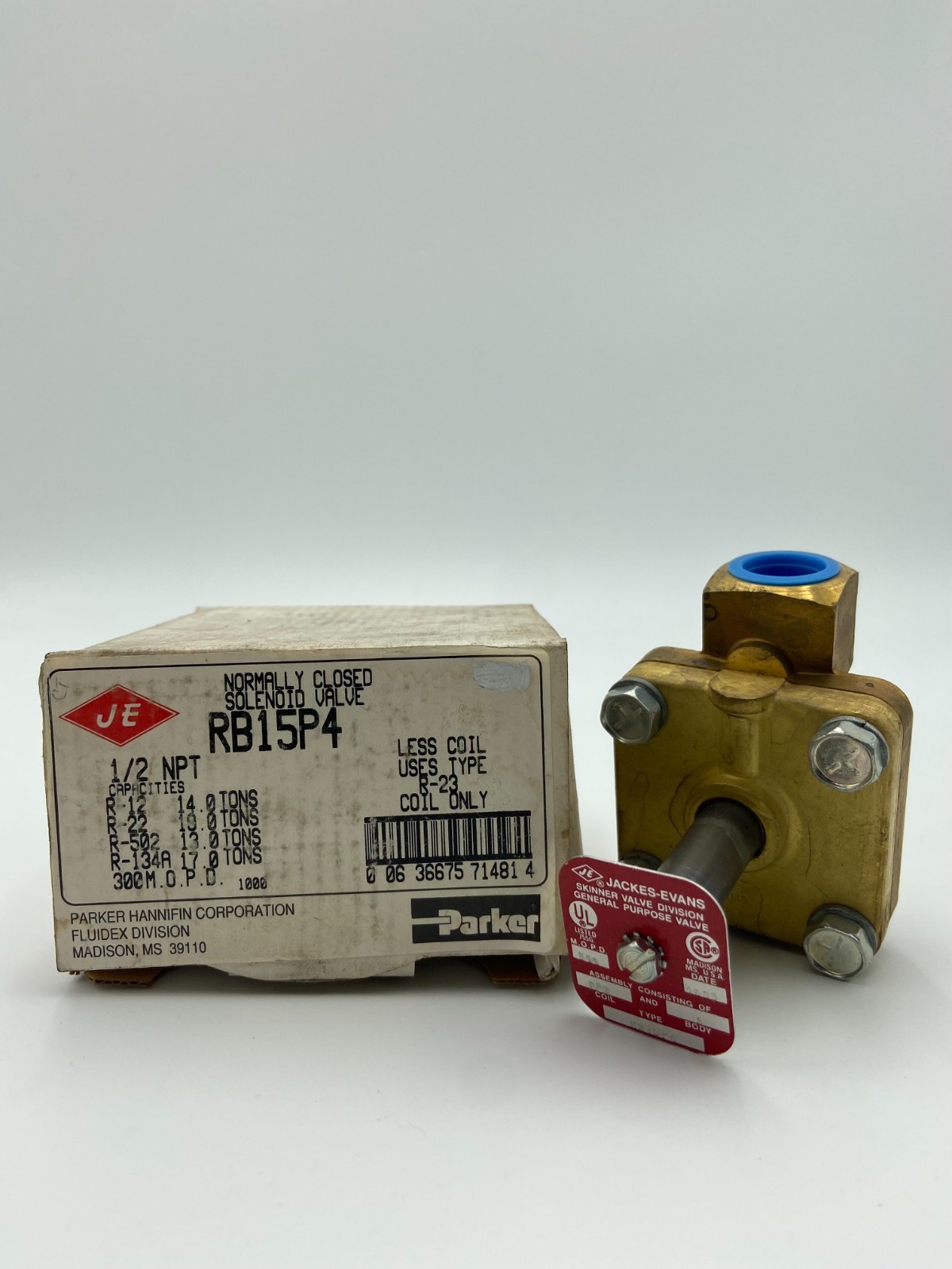 Parker – Jackes Evans Valve – RB15P4 – Genuine-New