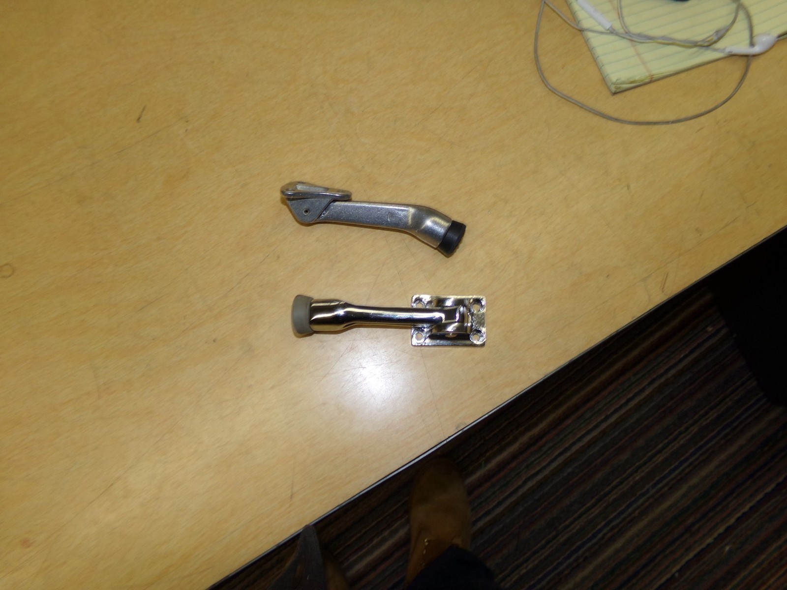 Set of 2 Industrial/Commerical Door Stops One New, One Old *FREE SHIPPING*