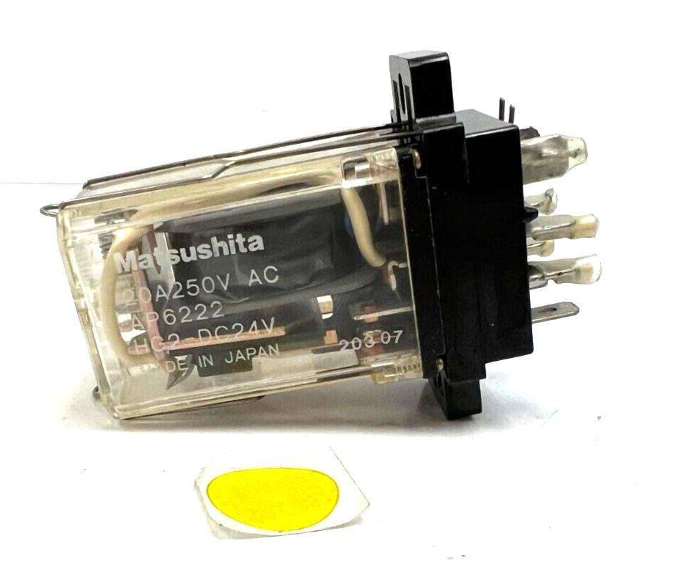 UNBRANDED HG2-DC24V POWER RELAY 20A 24VDC 8 PIN OAL 3-1/8″