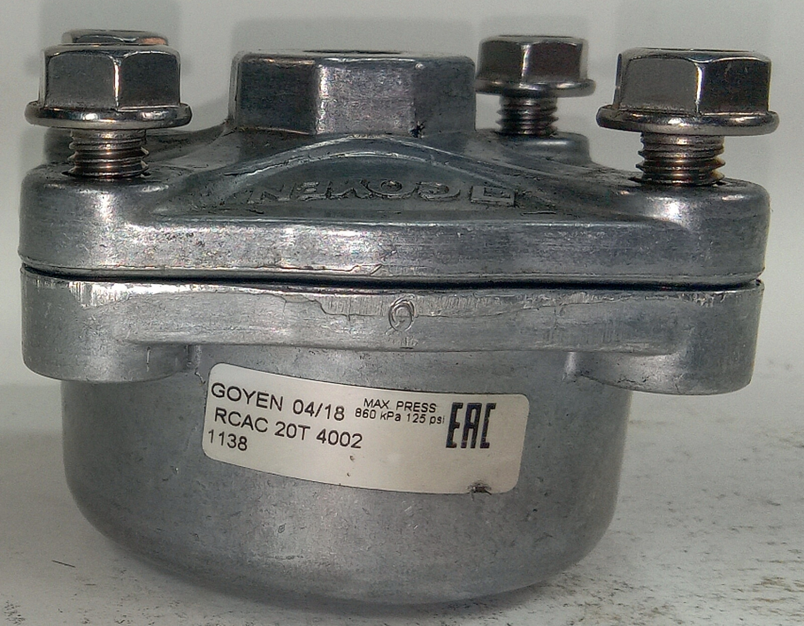 1 NEW GOYAN RCAC20T4002 PULSE JET VALVE NNB ***MAKE OFFER***