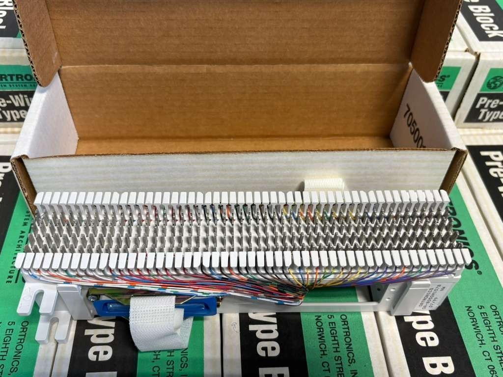 *LOT OF 109* *NEW* Ortronics Pre-Wired 66 Type Block Part OR-8050M157B