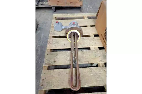 Wiegand 240V 3PH 9KW industrial Immersion Heater Flange Mount Emerson TM-3XXE3