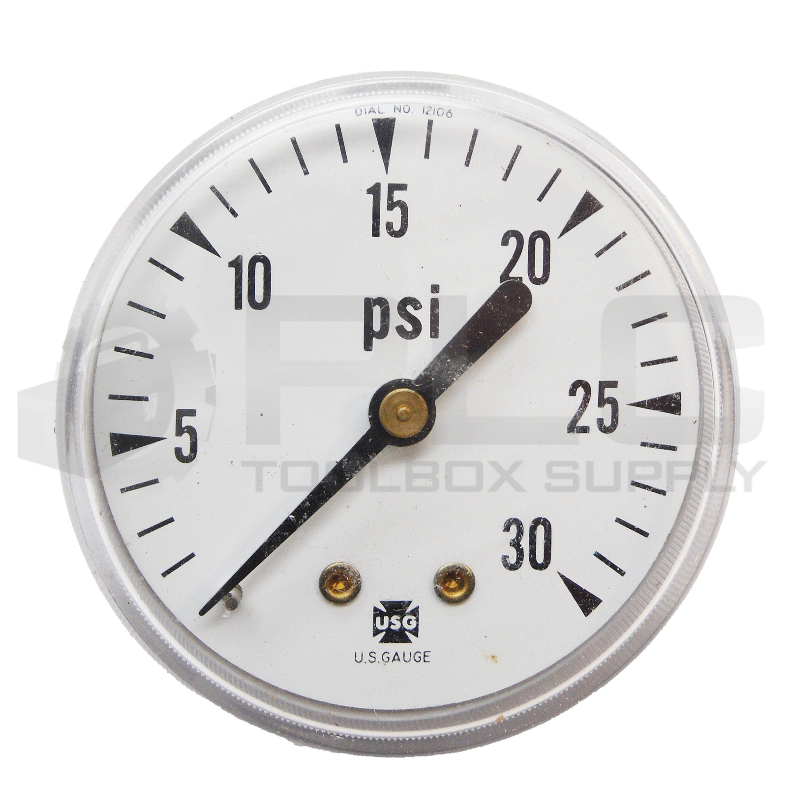 LOT OF 2 NEW AMETEK P563 PRESSURE GAUGE 2″ 1/4″NPT 0-30PSI 102038A24 *READ*