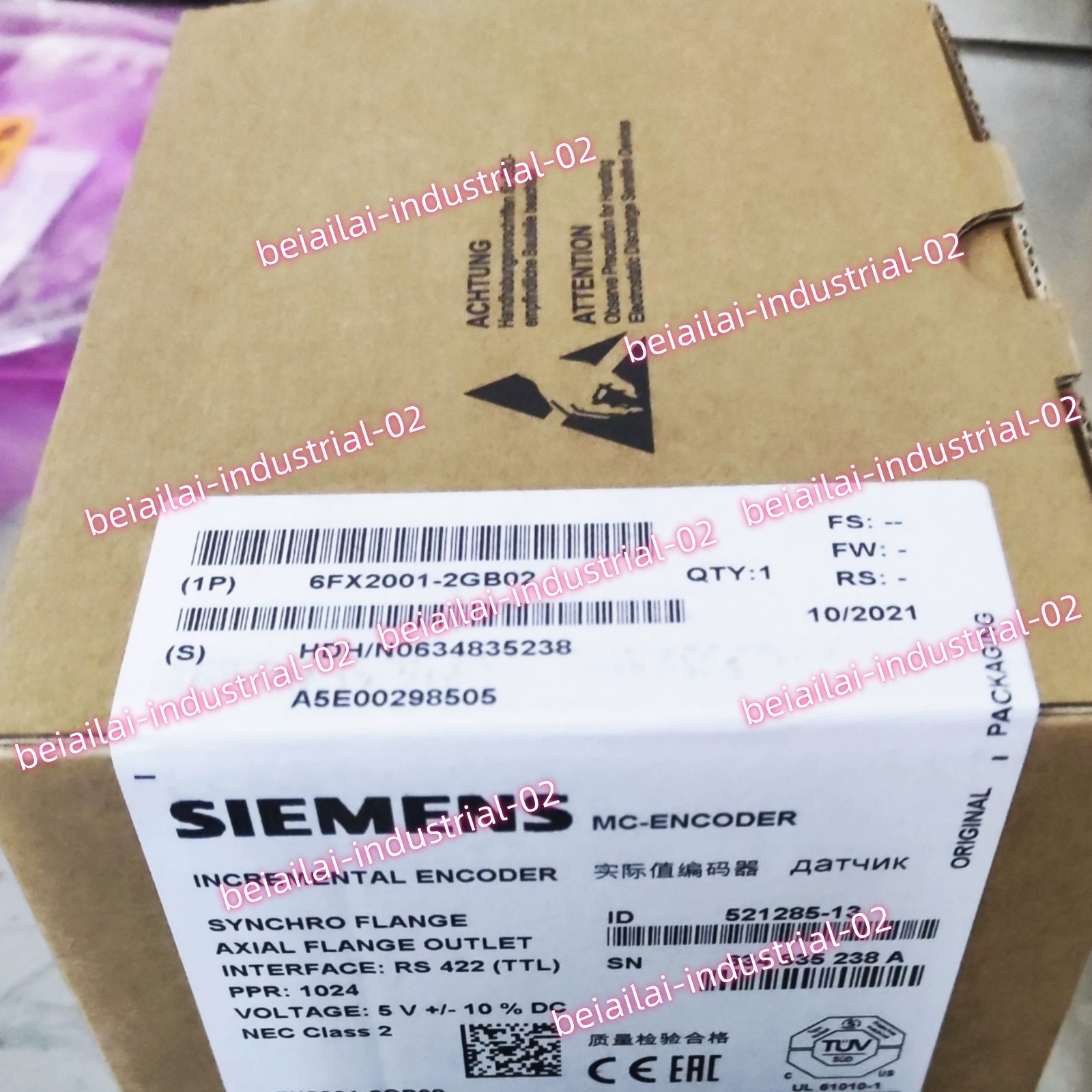 SIEMENS Actual Value Encoder 6FX2001-2GB02#1pcs new in box