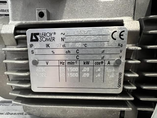 NEW Leroy Somer Plenum Plug Fan – 3 LS63/T w/Warranty